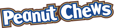 Goldenberg's Peanut Chews candy logo banner